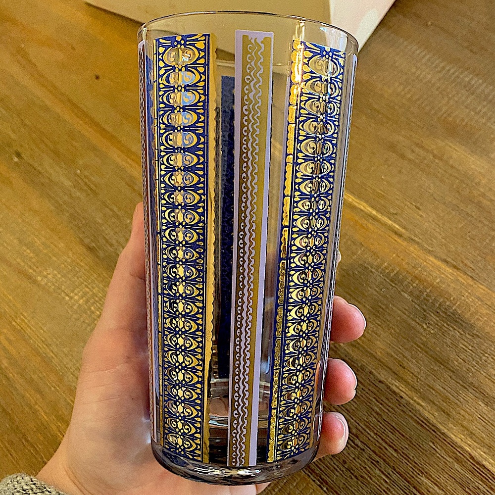 * RARE* mid century modern Culver highball glasses (x8)